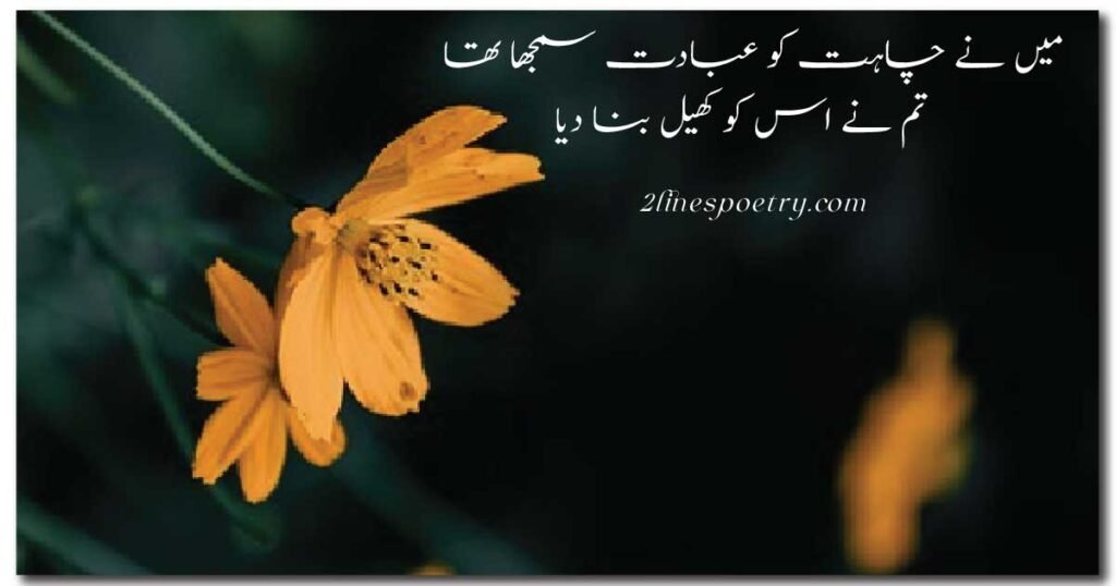 Bewafa Shayari in Urdu