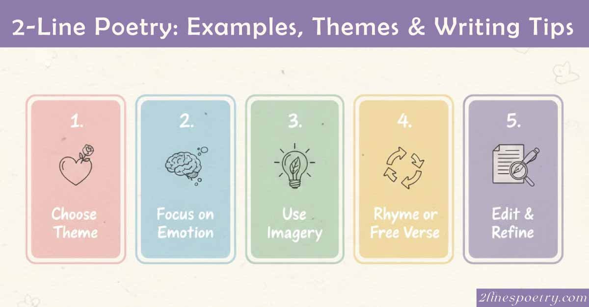 2-Line Poetry: Examples, Themes & Writing Tips for Beginners