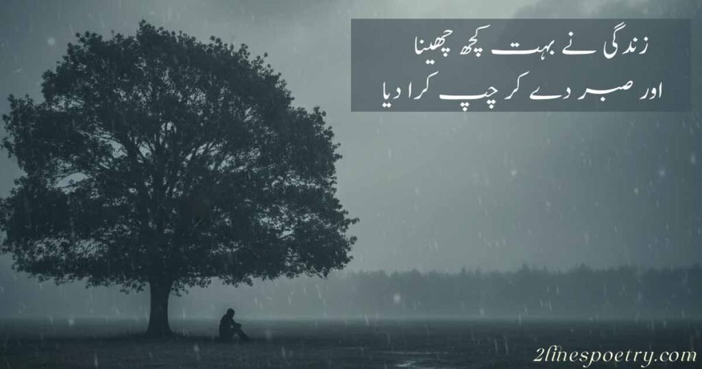 Sad Urdu Poetry About Life