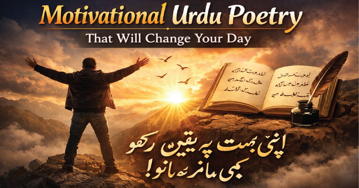 Motivational Urdu Poetry That Will Change Your Day