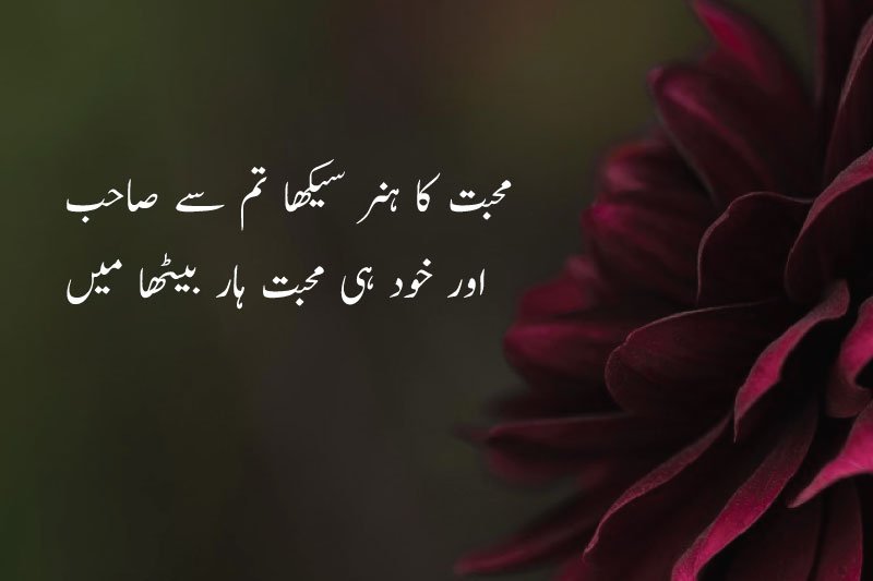 Poetry in Urdu 2 Lines Deep