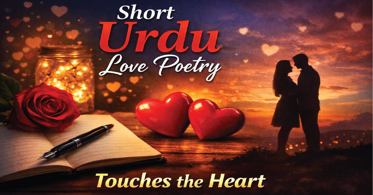 Short 2-Line Urdu Love Poetry That Touches the Heart