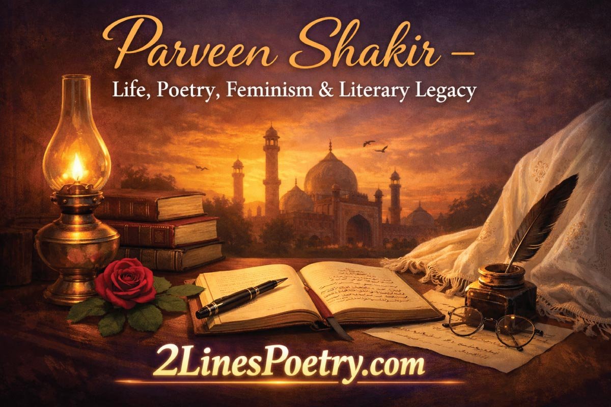 Parween 2 Parveen Shakir – Life, Poetry, Feminism & Literary Legacy - Two Lines ...