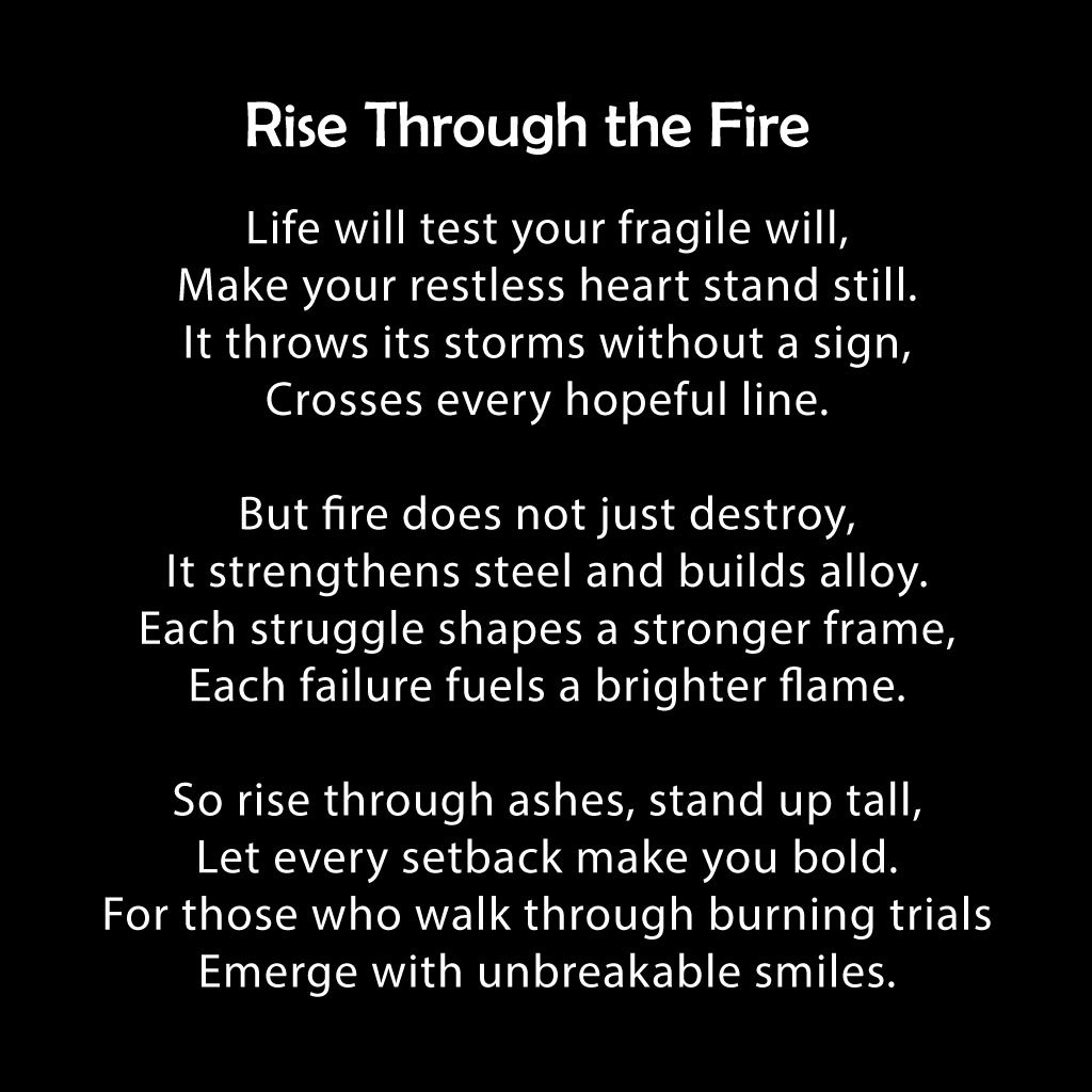 Motivational Poems About Life and Struggles