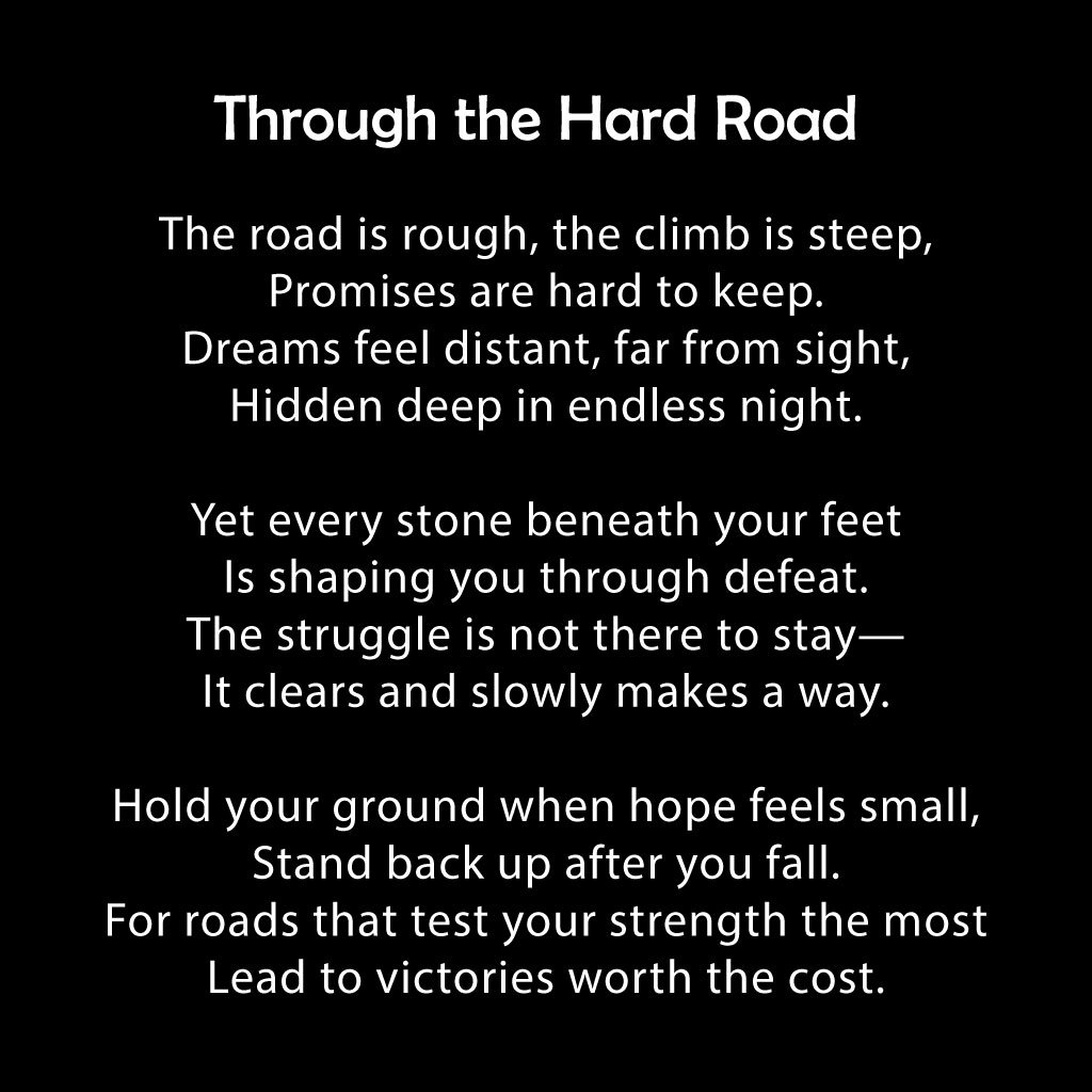 Poems About Life Struggles