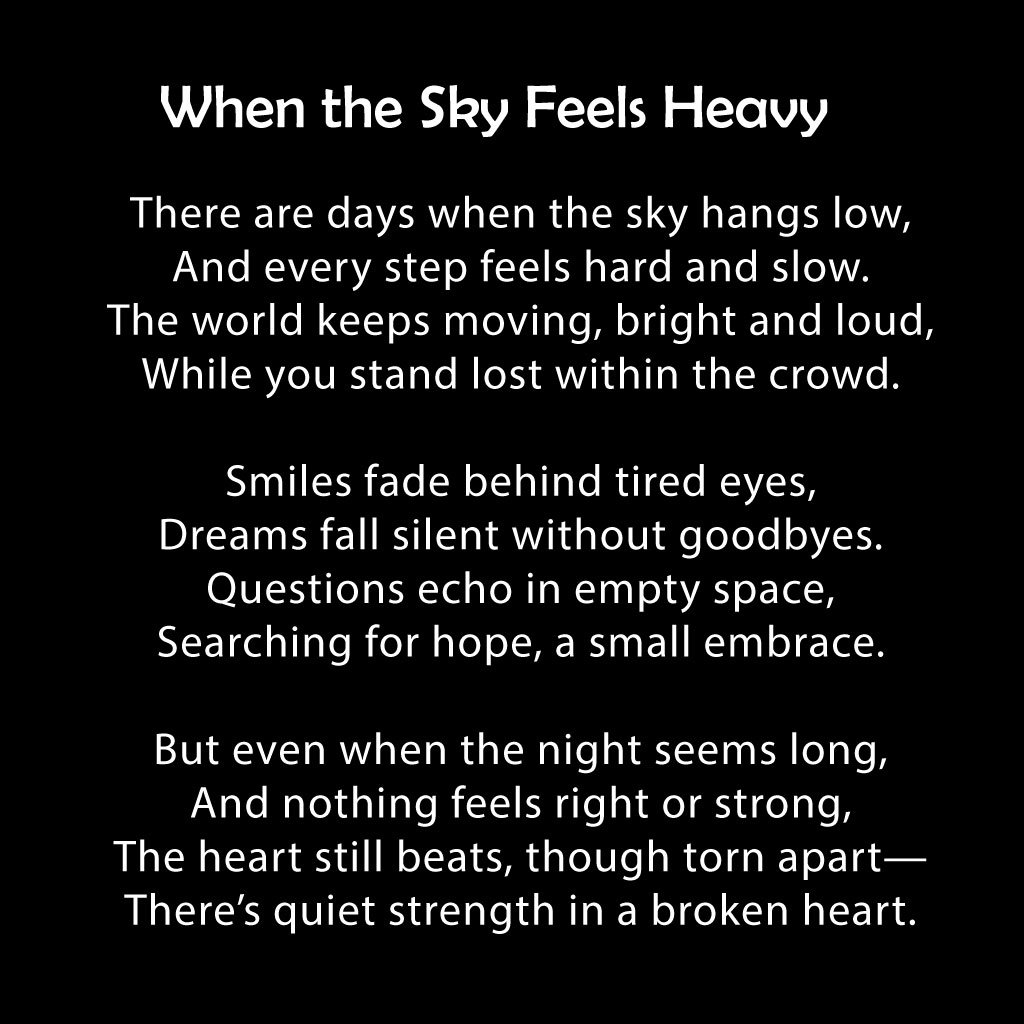 Sad Poems About Life and Hard Times