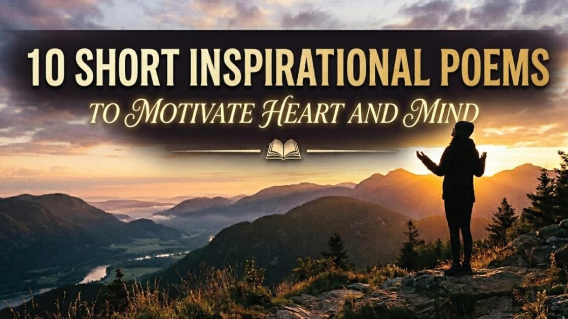 Poetry In Mind 10 Short Inspirational Poems to Motivate Heart and Mind - Two Lines Poetry