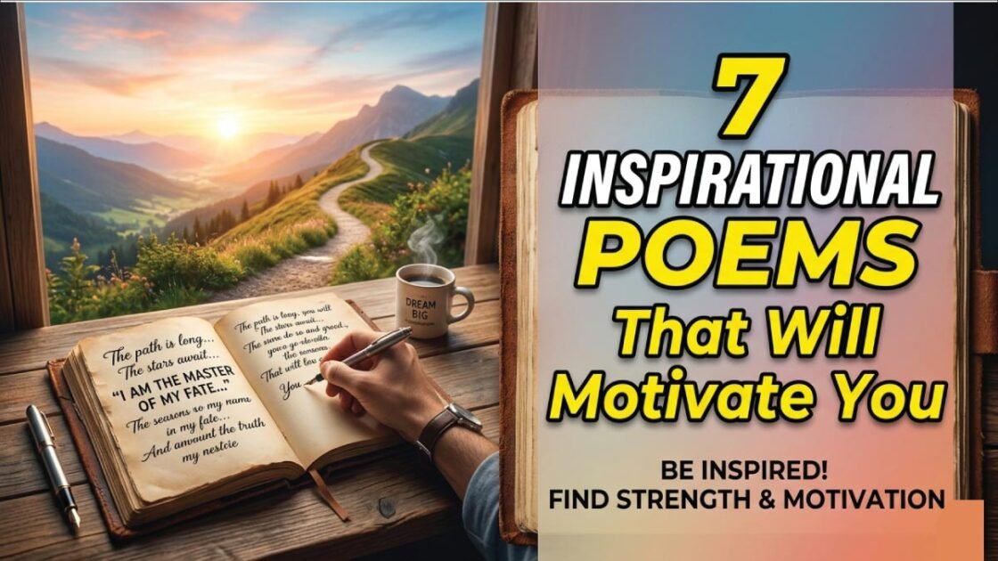 Poets Message 7 Inspirational Poems That Will Motivate You - Two Lines Poetry