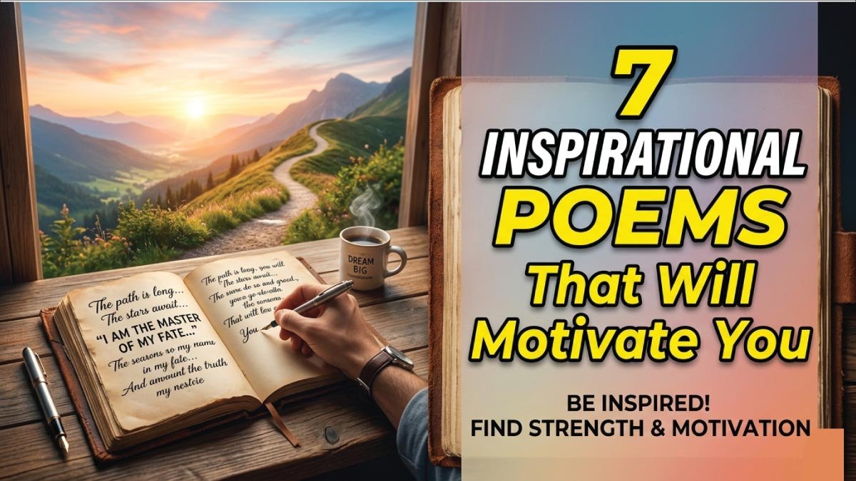 7 Inspirational Poems That Will Motivate You
