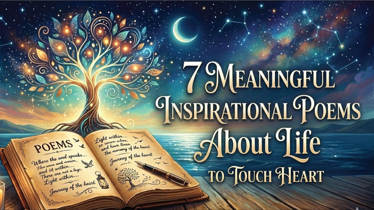 7 Meaningful Inspirational Poems About Life to Touch Heart