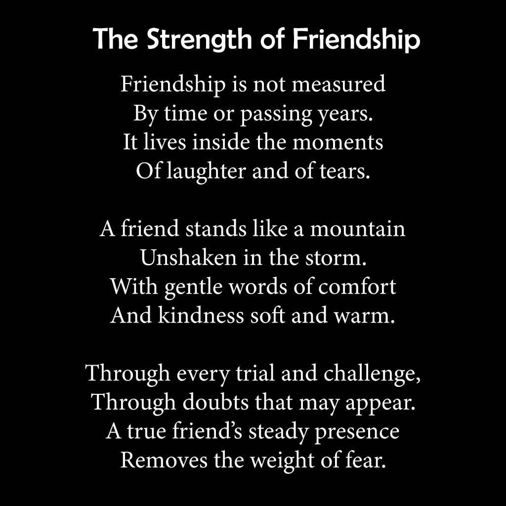 poems for Friendship