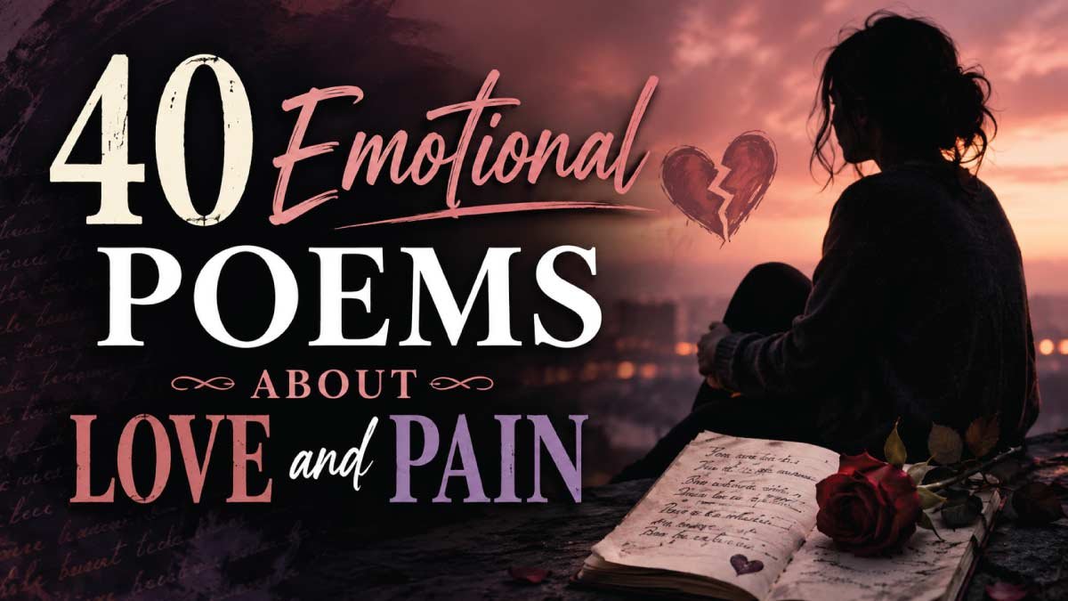 40 Emotional Poems About Love and Pain