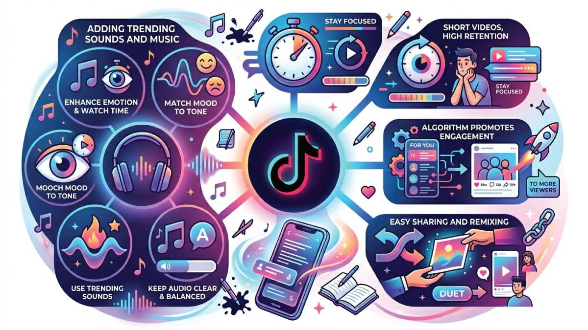 Add Trending Sounds and Music