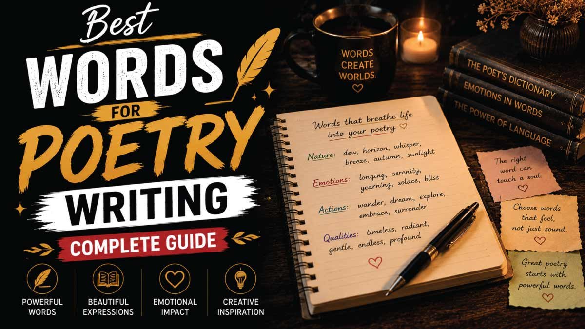 Best Words for Poetry Writing