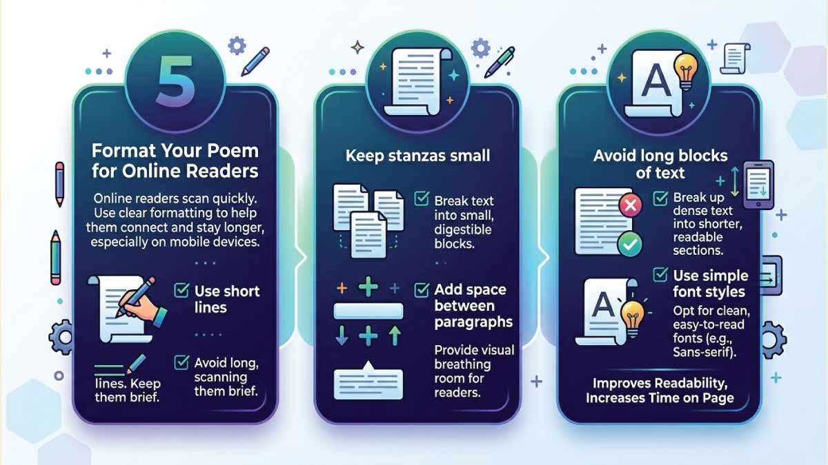 Format Your Poem for Online Readers