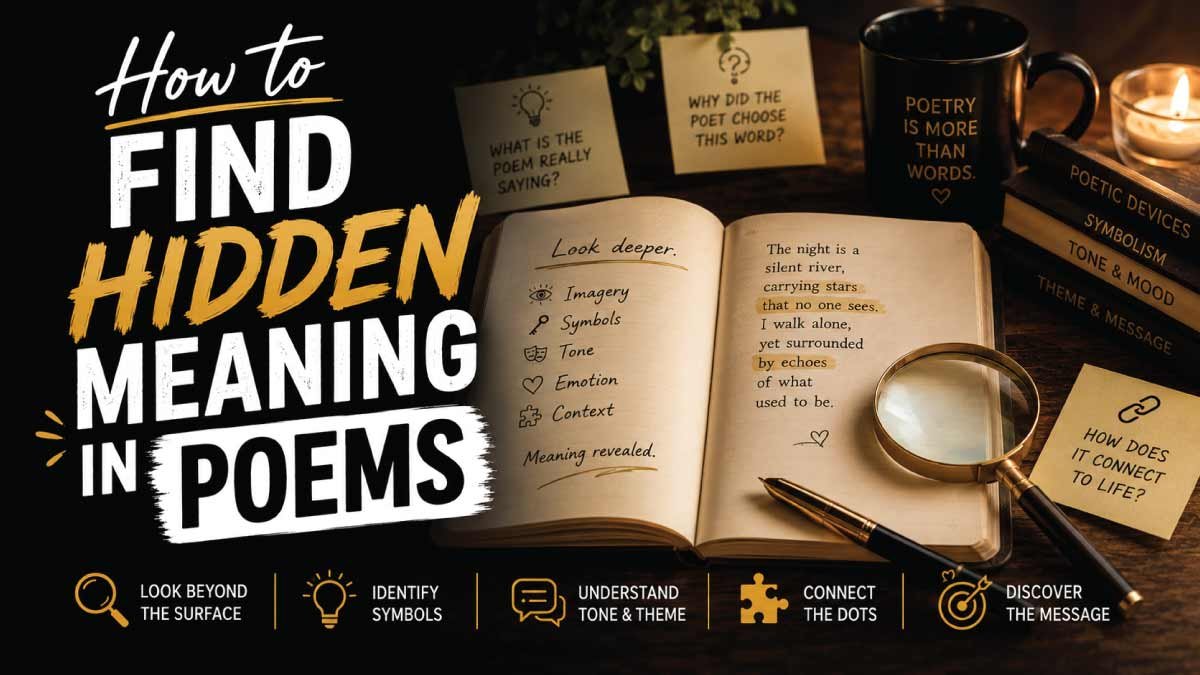 How to Find Hidden Meaning in Poems