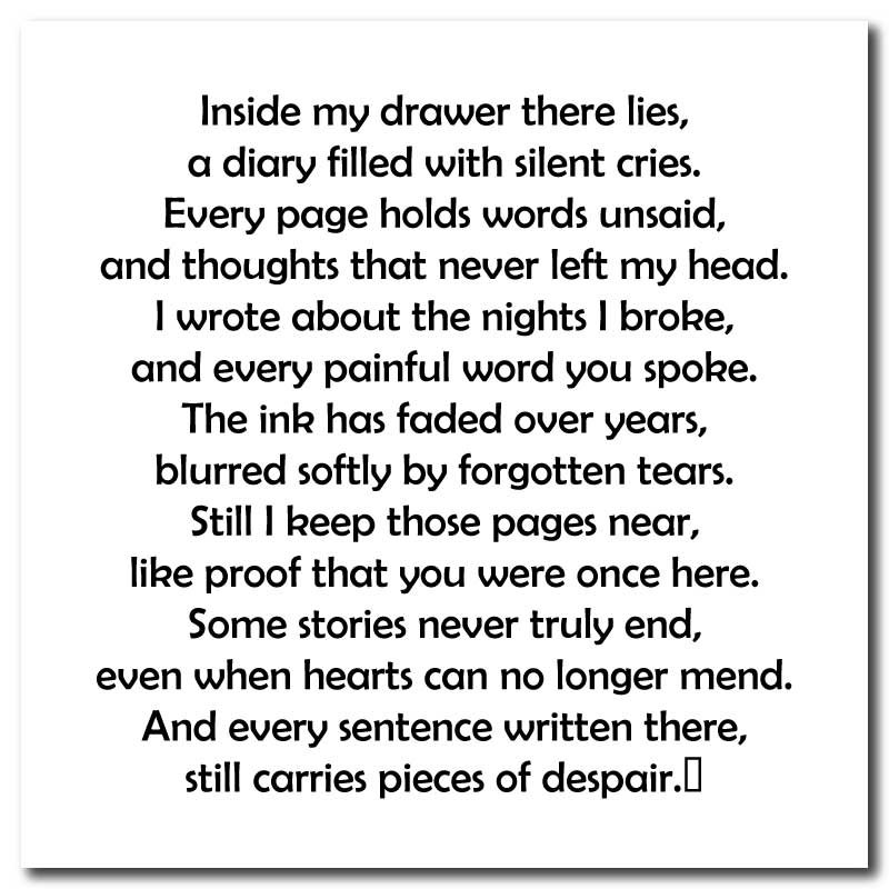 deep sad poems