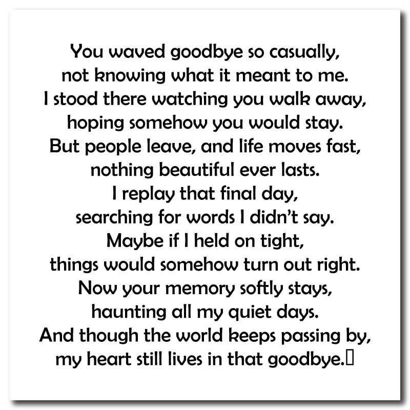 emotional sad poems