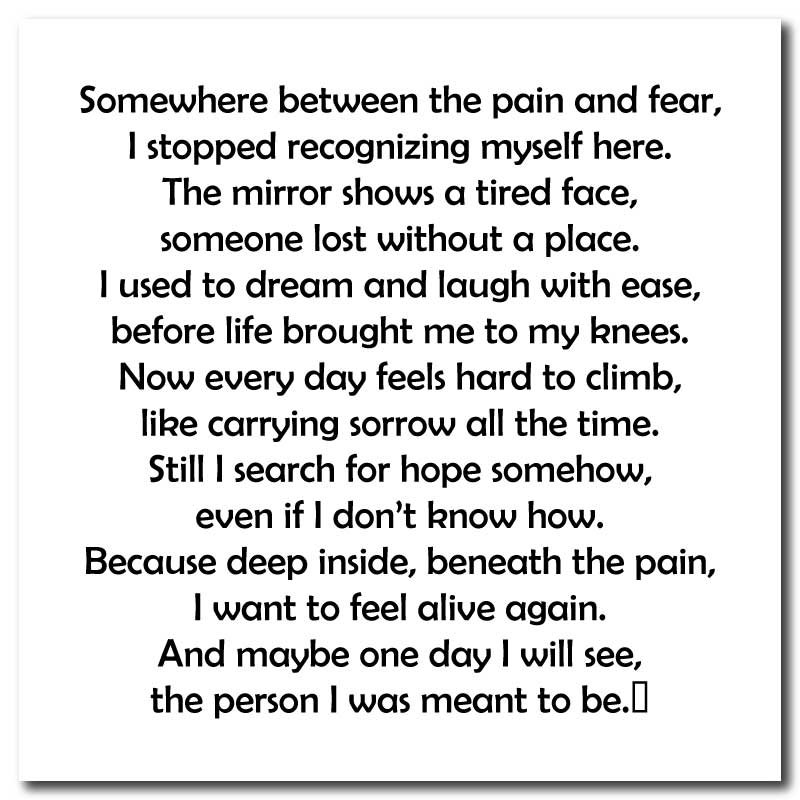 lonely sad poems