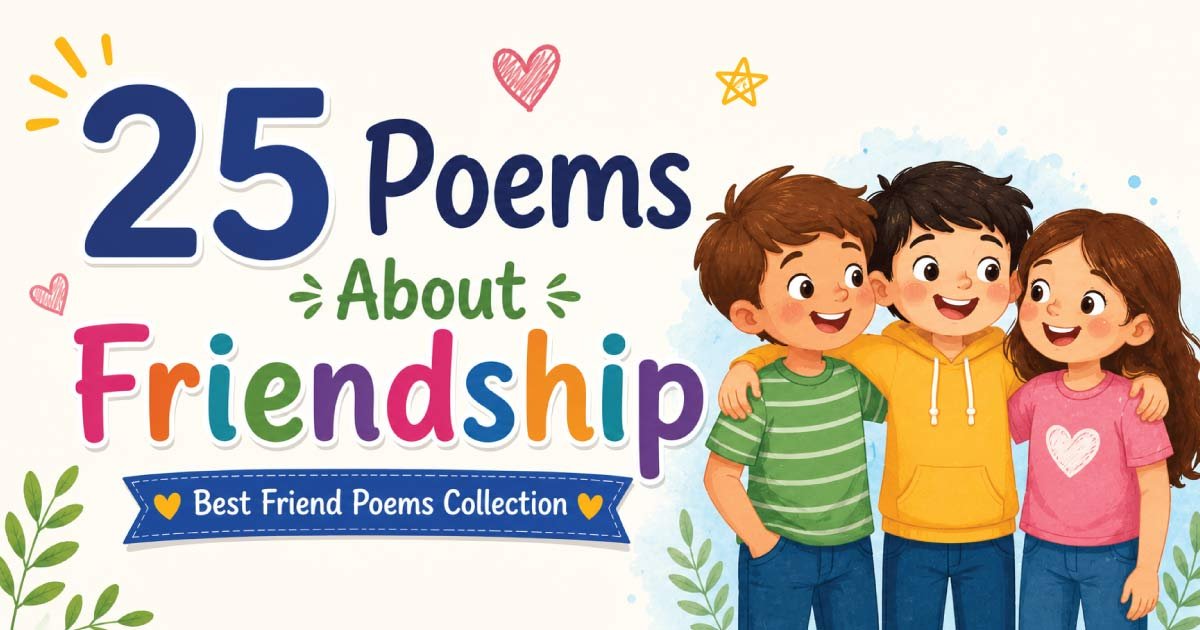 25 Poems About Friendship