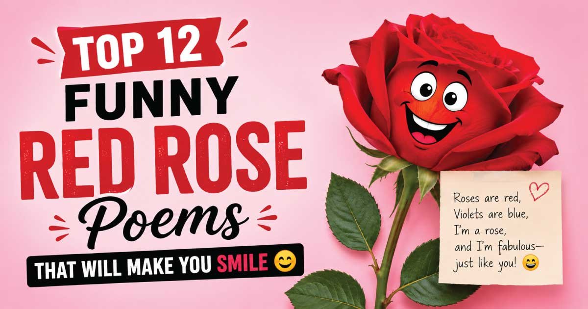 Funny Red Rose Poems