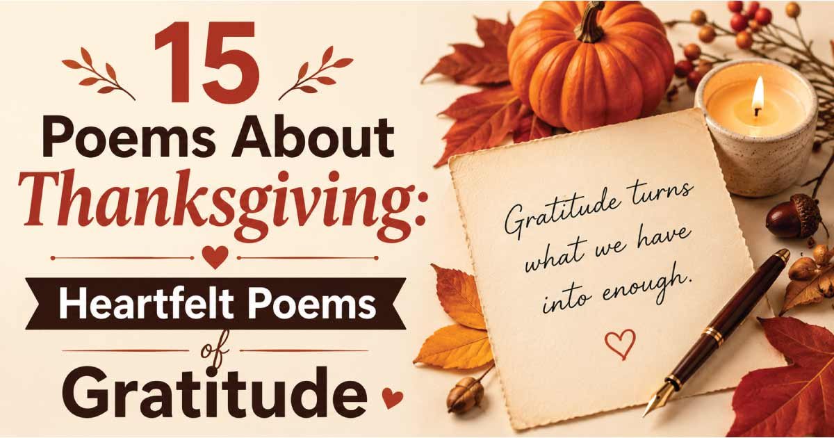 15 Poems About Thanksgiving