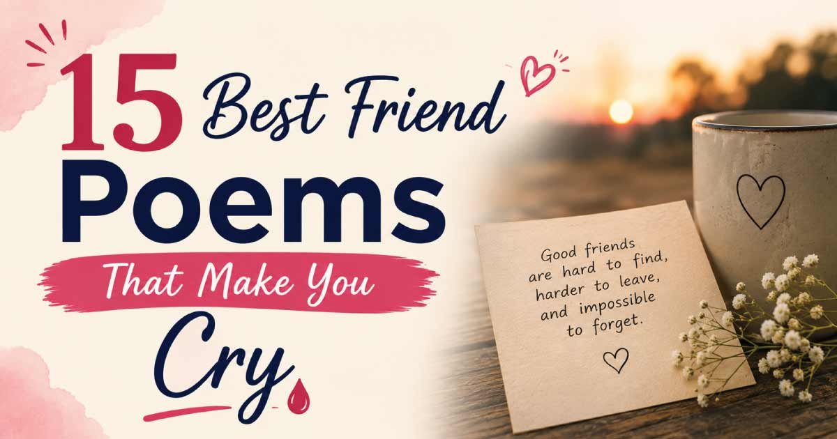 Best Friend Poems That Make You Cry