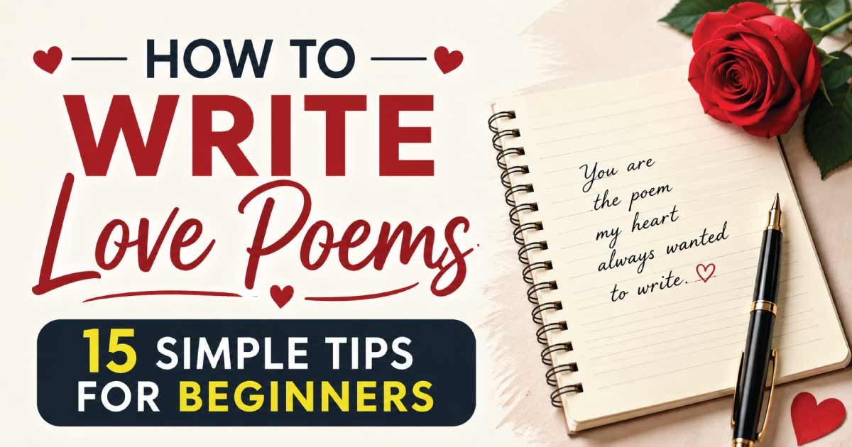 How to Write Love Poems