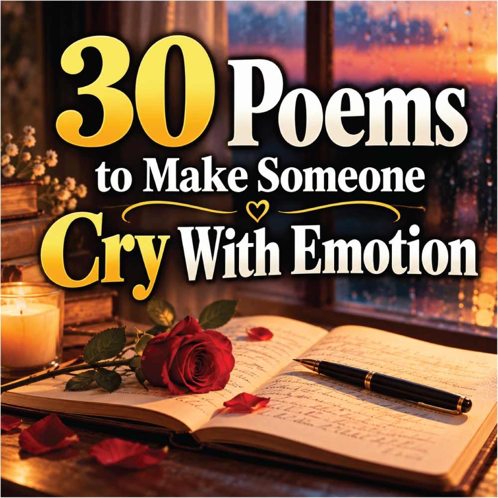 Poems to Make Someone Cry With Emotion