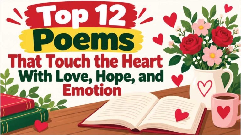 Published Shape Poems Top 12 Poems That Touch the Heart With Love, Hope, and Emotion - Two ...