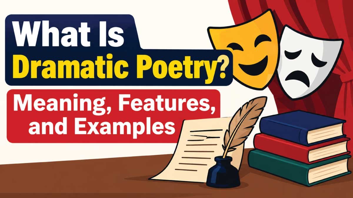 What Is Dramatic Poetry